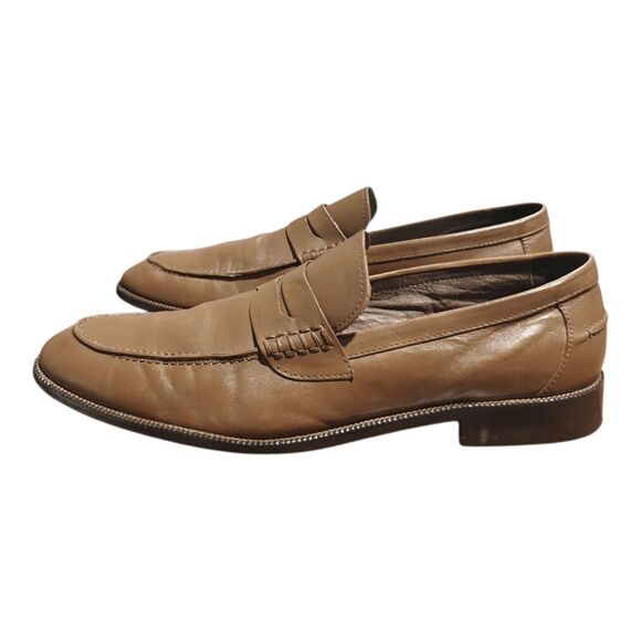 BLAKE MCKAY Brown Leather Penny Loafers Size 11.5 main image 5